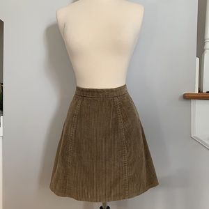 Vintage Express Corduroy Skirt